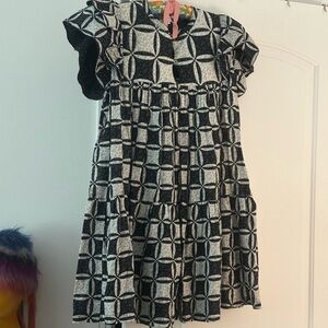 Sea New York Catalina Sleeveless Quilted Yoke Tunic Dress Womens